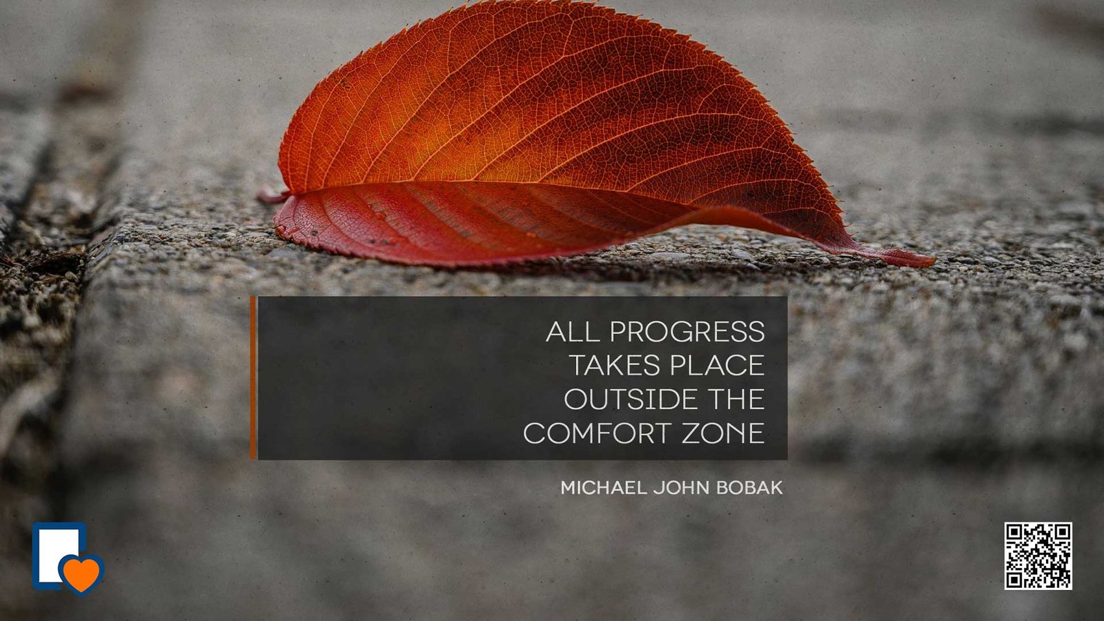 All Progress Takes Place Outside the Comfort Zone -Michael John Bobek