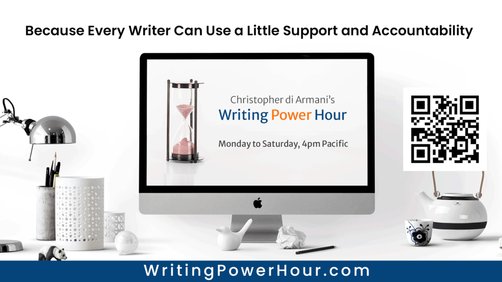 Build Your Daily Writing Habit with Writing Power Hour: https://WritingPowerHour.com