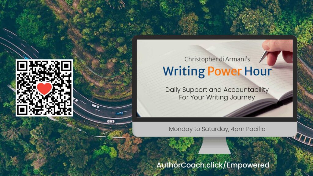 Writing Power Hour: The Most Empowering Out of Your Writing Day. Join Now at https://AuthorCoach.click/Empowered