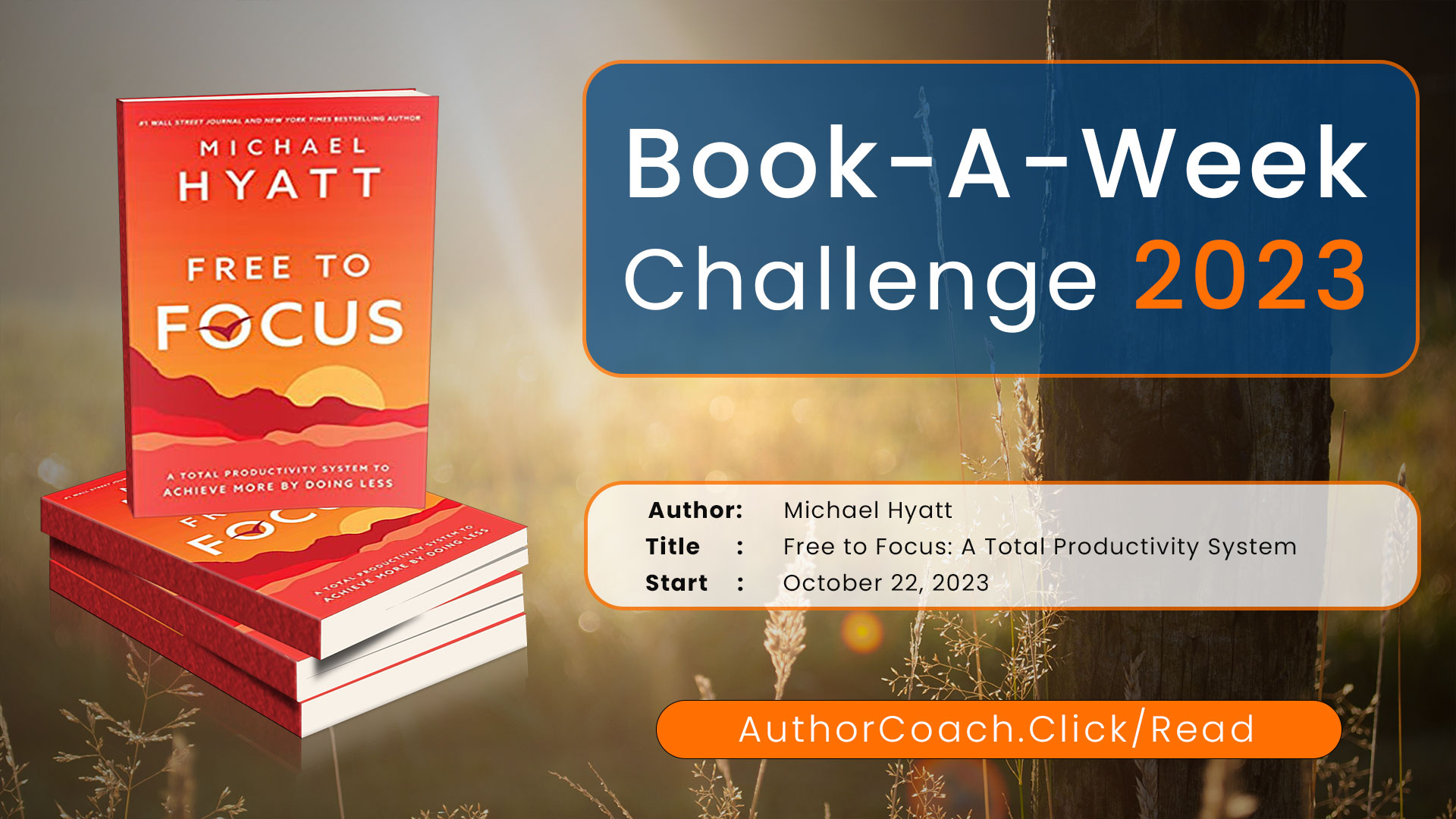 Week of October 22: Free to Focus by Michael Hyatt