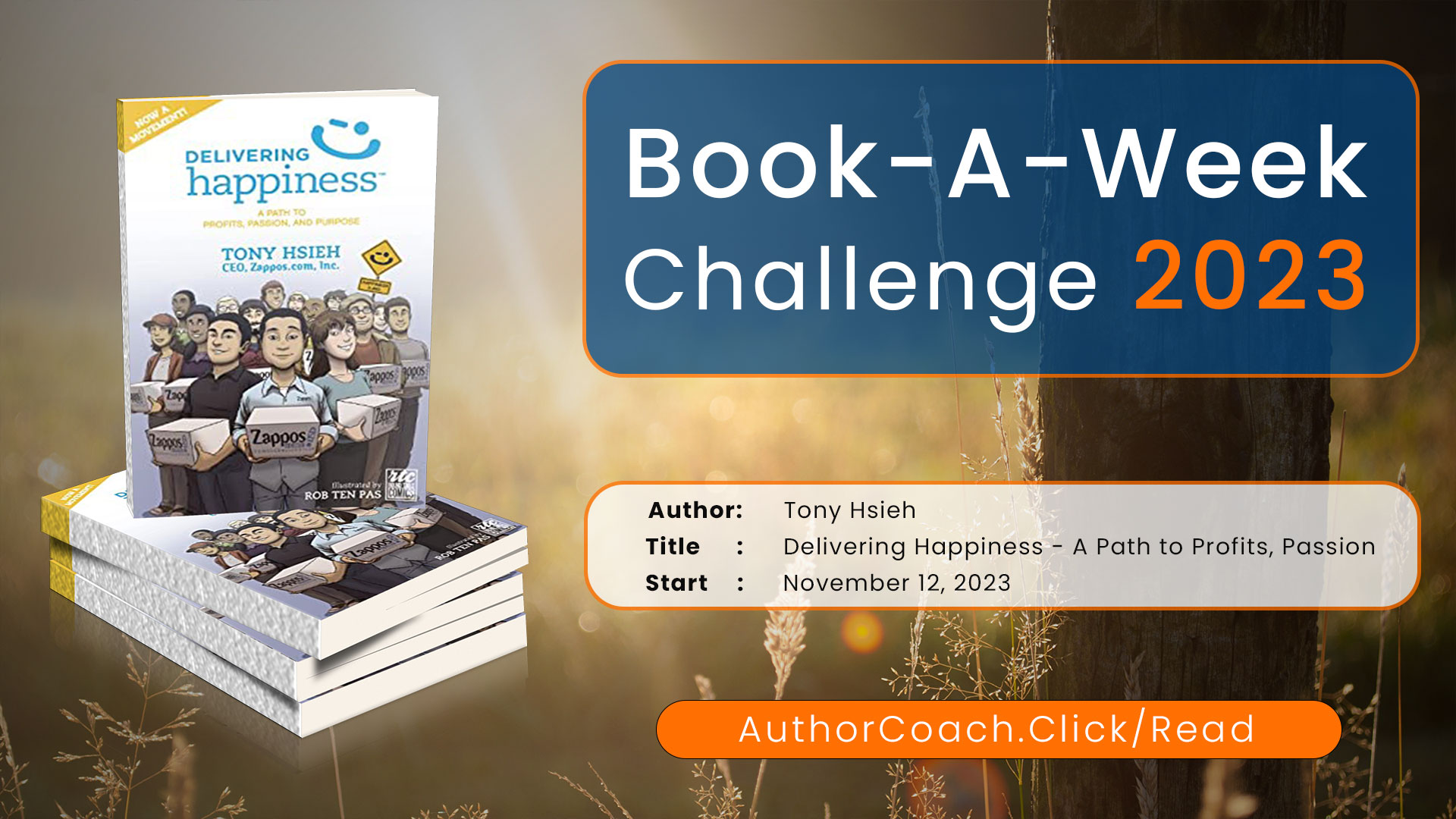 Week of November 12: Delivering Happiness by Tony Hsieh
