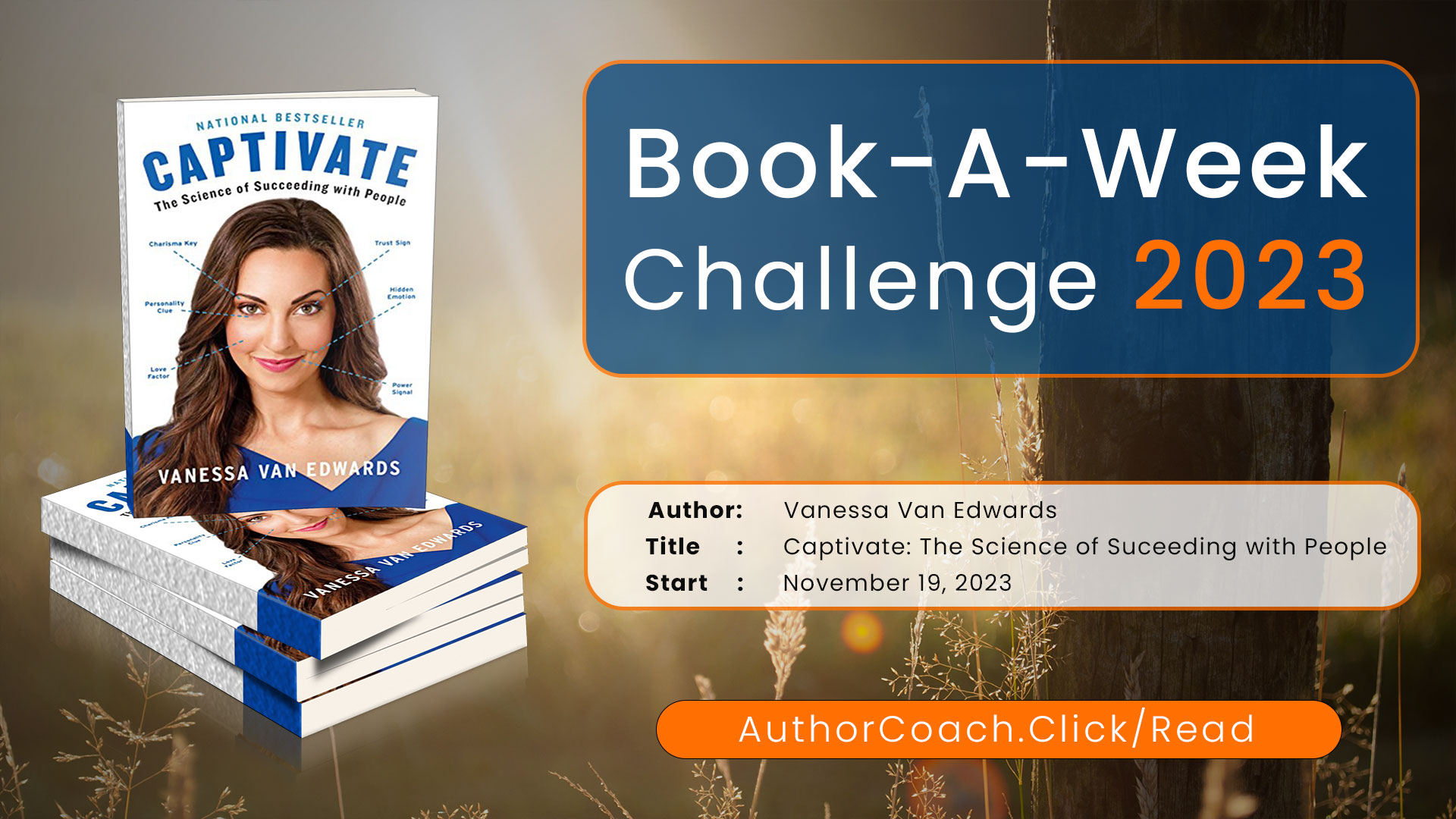 Week of November 19: Captivate by Vanessa Edwards