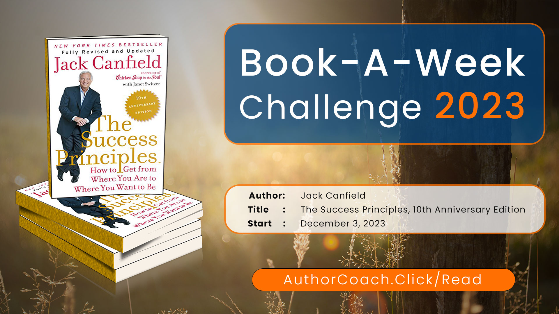 Week of December 3: The Success Principles by Jack Canfield